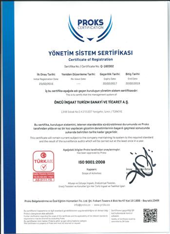 PROKS CERTIFICATION